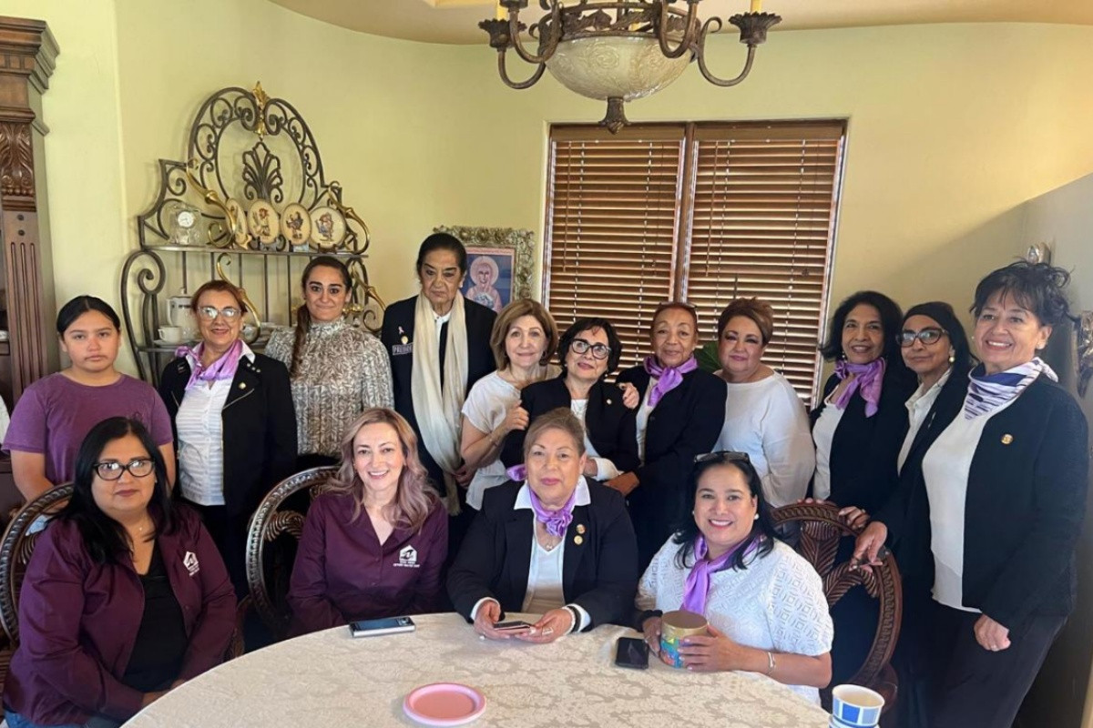 Presidenta Nacional C. P. Blanca García de Frías visita al Club Ciudad Juárez